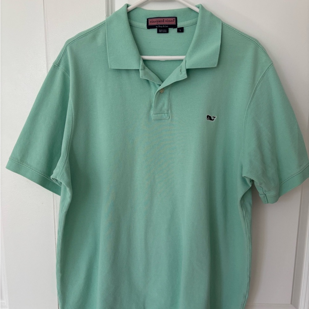 Vineyard Vines Seafoam Green Polo Shirt